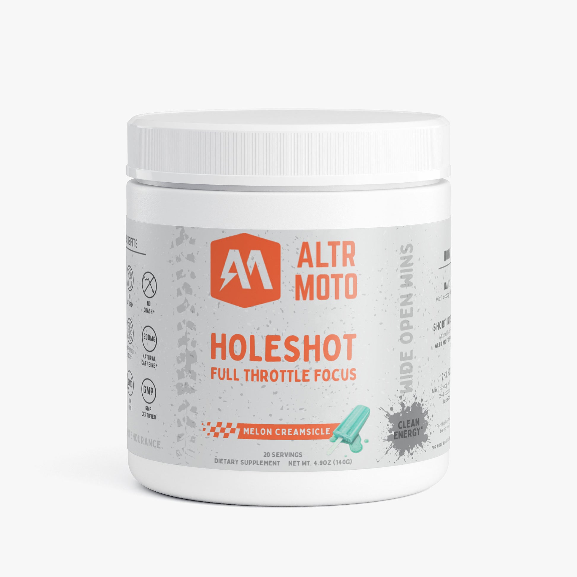 HOLESHOT- Focus + Energy (Melon Creamsicle)