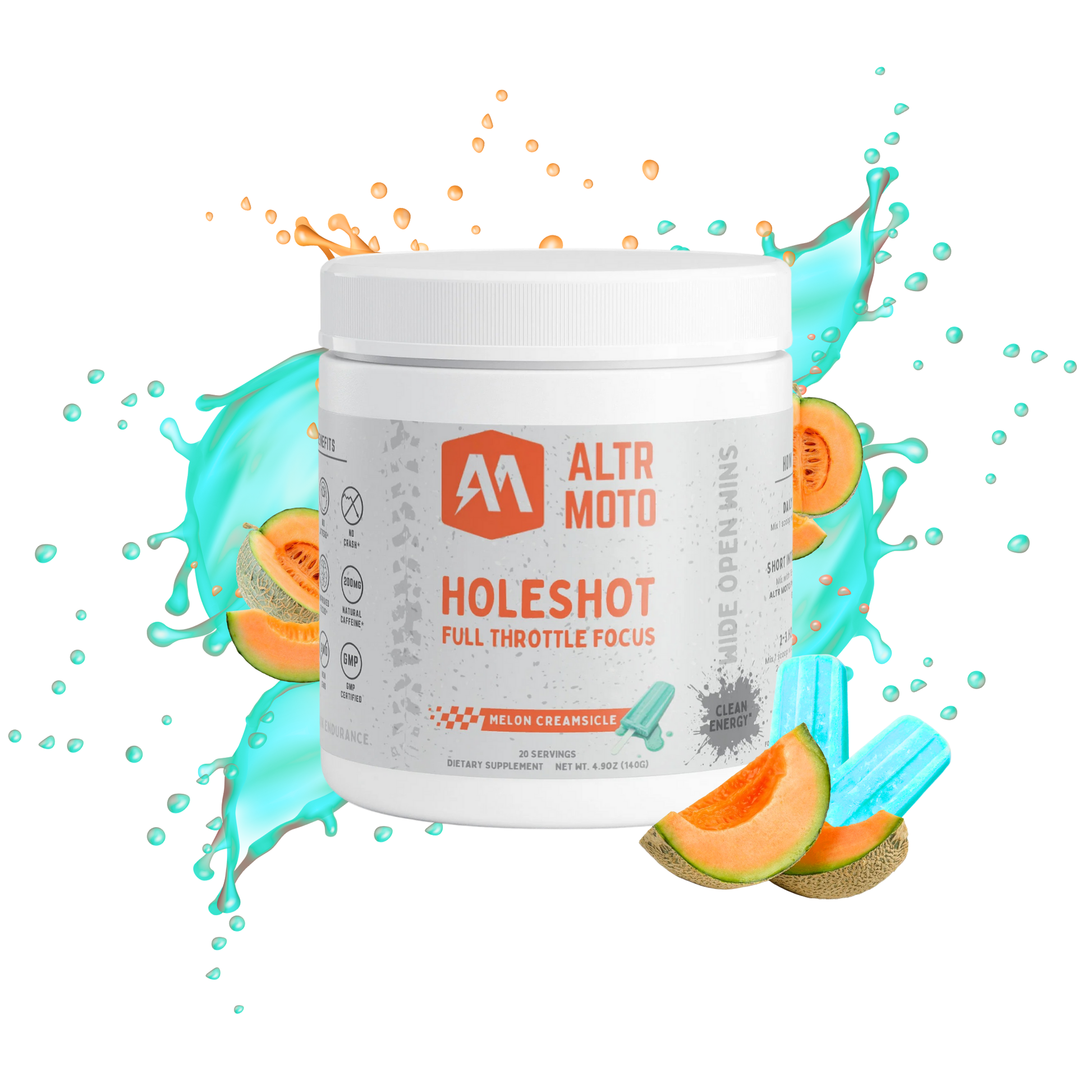 ALTR MOTO Holeshot Full Throttle Focus Melon Creamsicle for Offroad racers