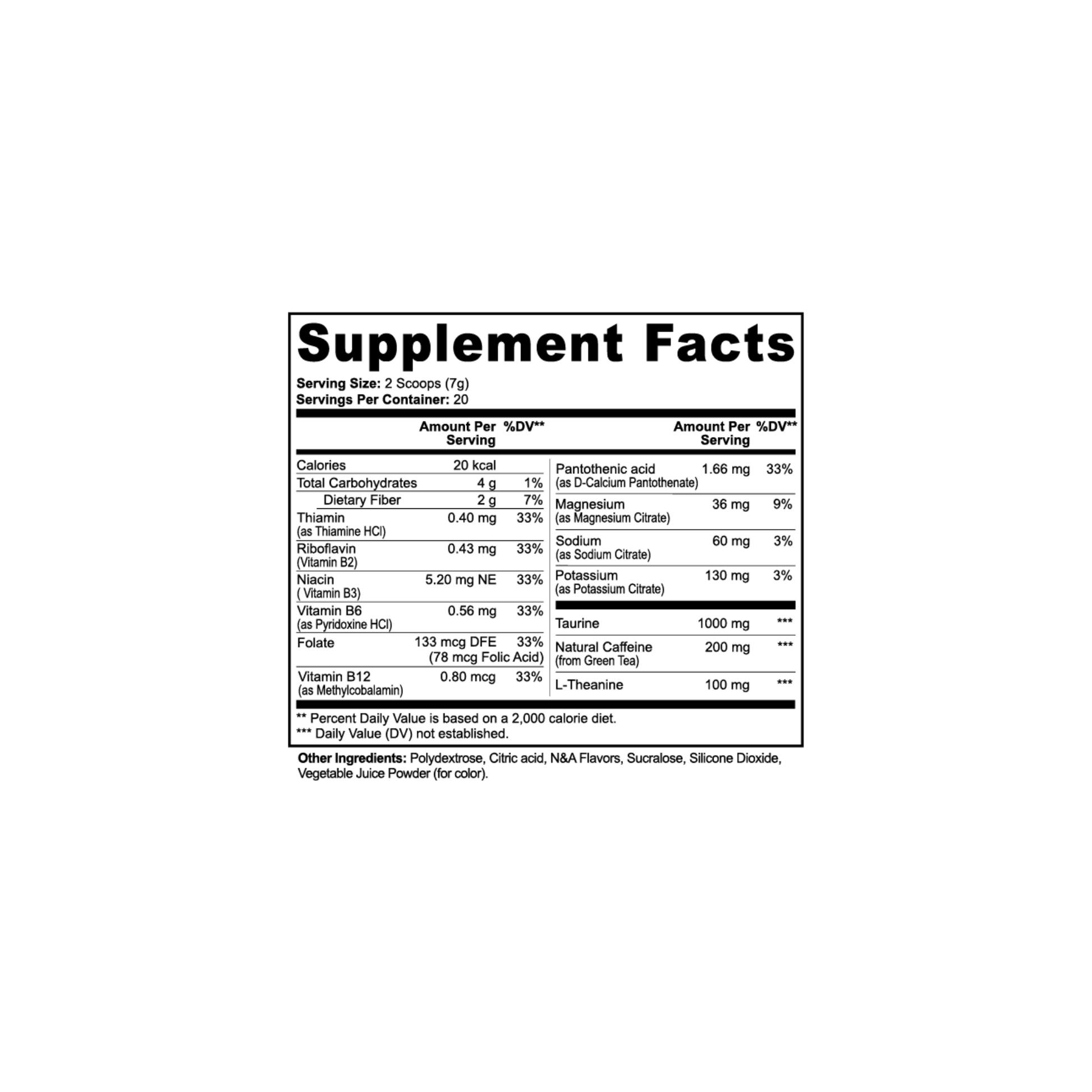 ALTR MOTO Holeshot Full Throttle Focus Melon Creamsicle for Offroad racers Supplement Facts