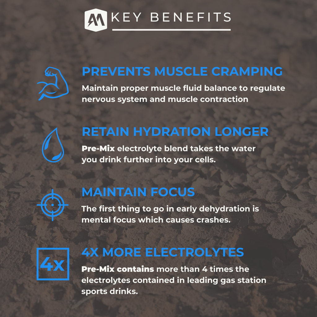 ALTR MOTO PreMix Hydration Electrolyte Lemonade For Offroad Racers benefits