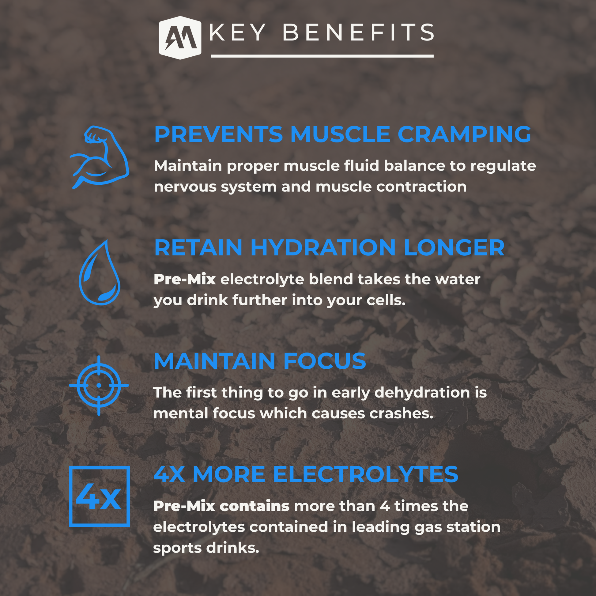 ALTR MOTO PreMix Hydration Electrolyte Lemonade For Offroad Racers benefits