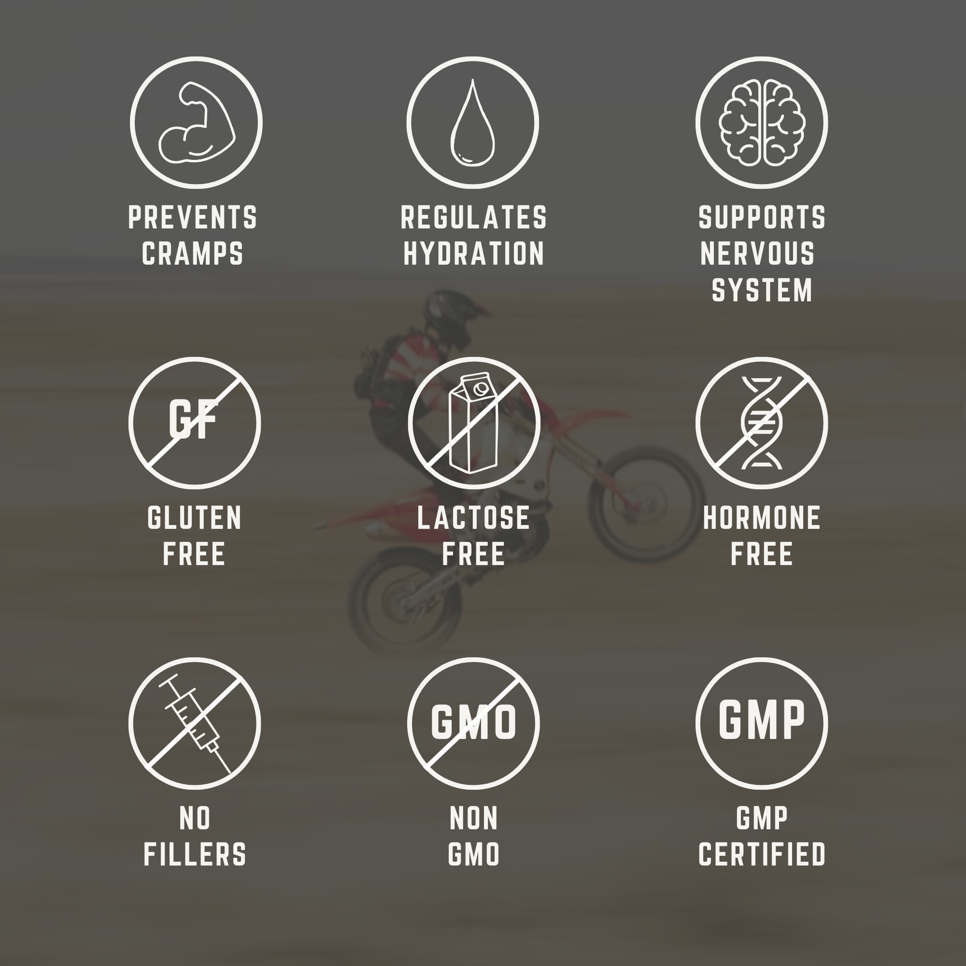 ALTR MOTO PreMix Hydration Electrolyte Lemonade For Offroad Racers features