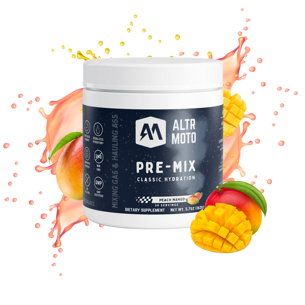 ALTR MOTO Premix Electrolyte Peach Mango Flavor