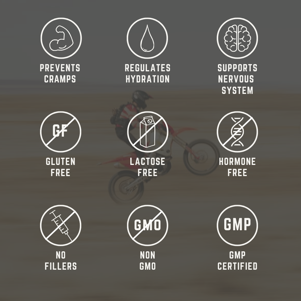 ALTR MOTO Premix Hydration Electrolyte Peach Mango for Offroad Racers Features